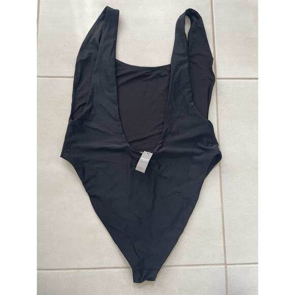 Aerie Swim One Piece High Cut Cheeky Low Back Swimwear - Picture 5 of 8